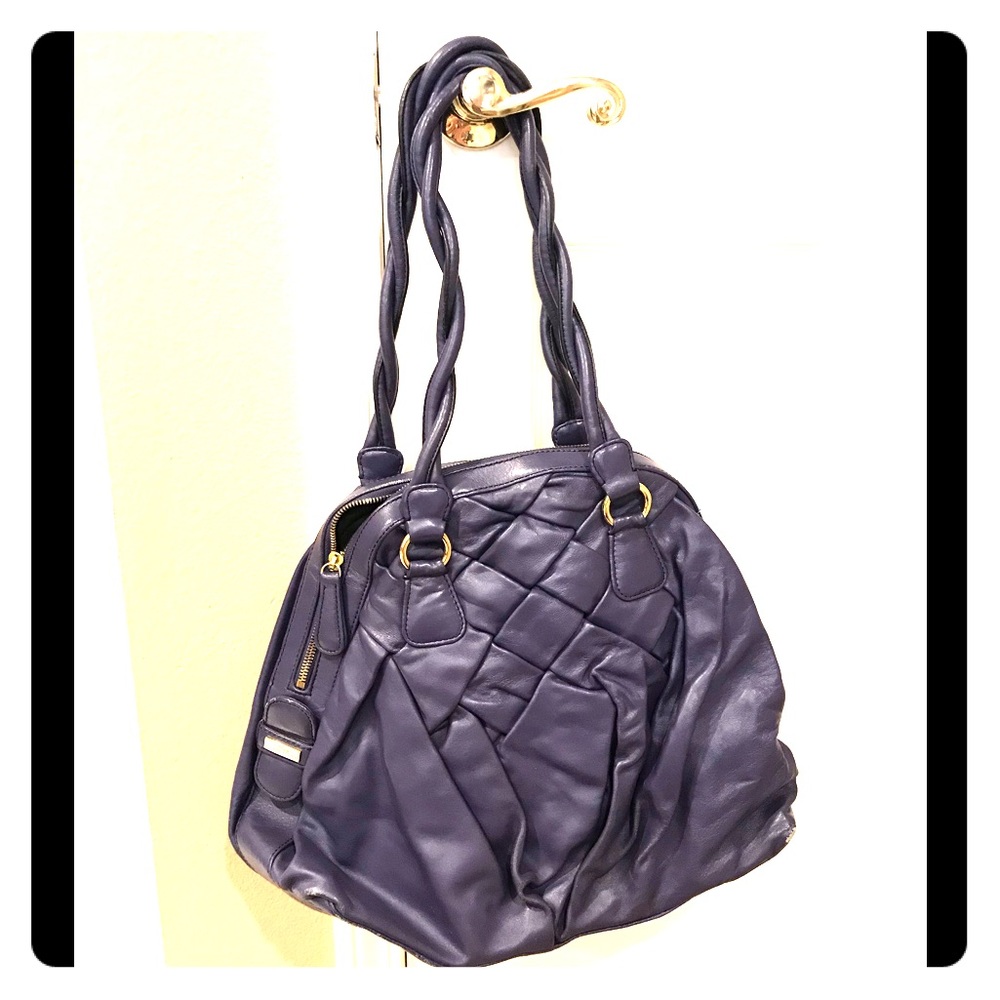 SALE Valentino Nappa Purple Leather Purse